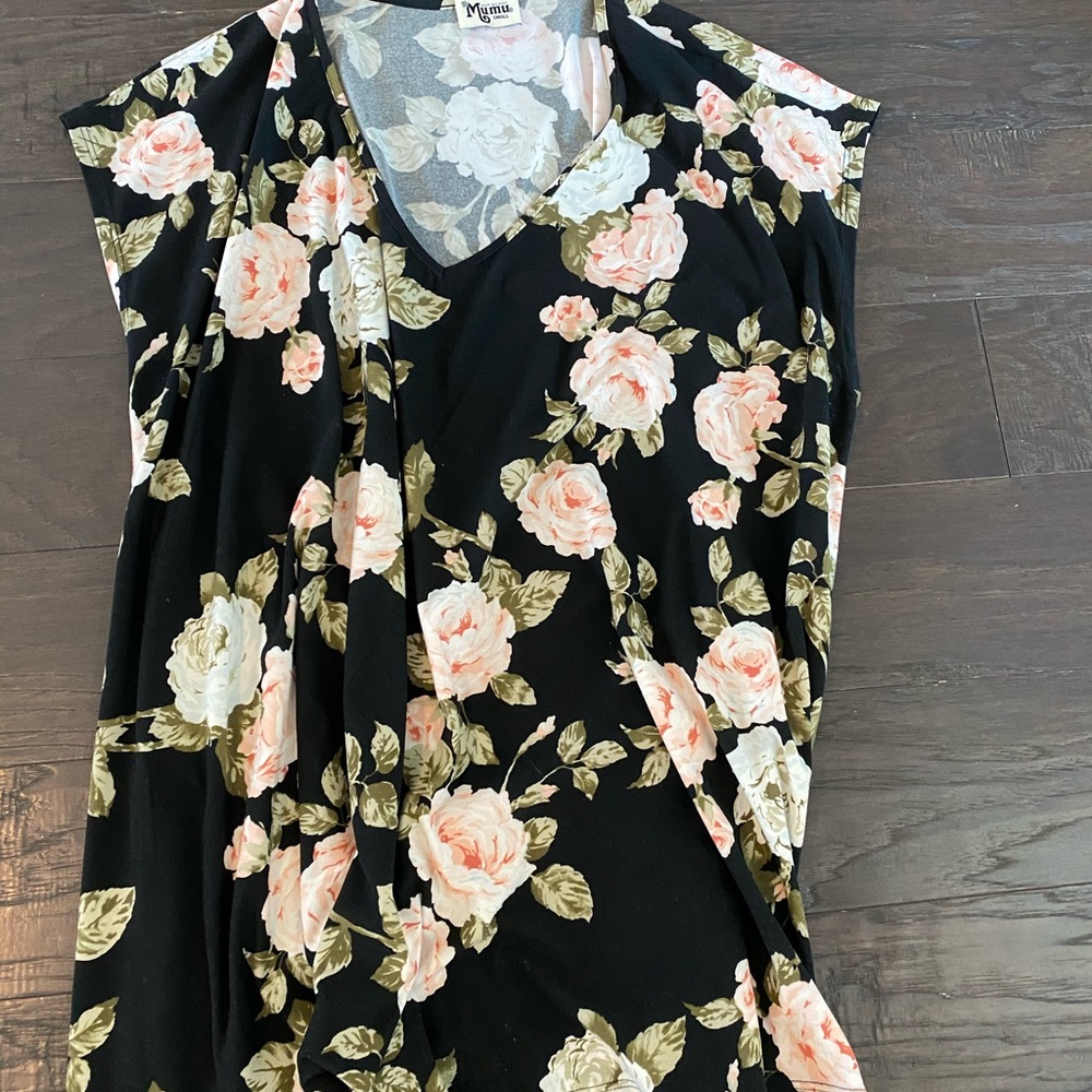 Floral show me your mumu tunic